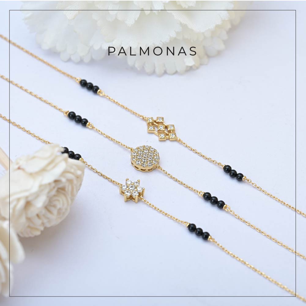 Mangalsutra Bracelets | 1 Year Warranty | Waterproof | Anti-Tarnish | Palmonas