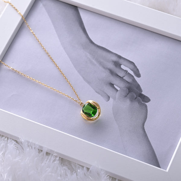 Shop Regal Emerald Necklace Palmonas-1