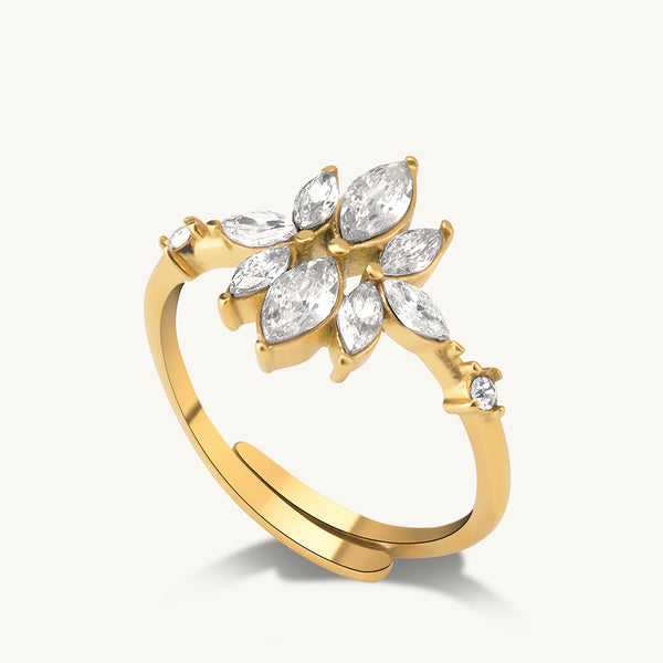 Floral Radiance Ring