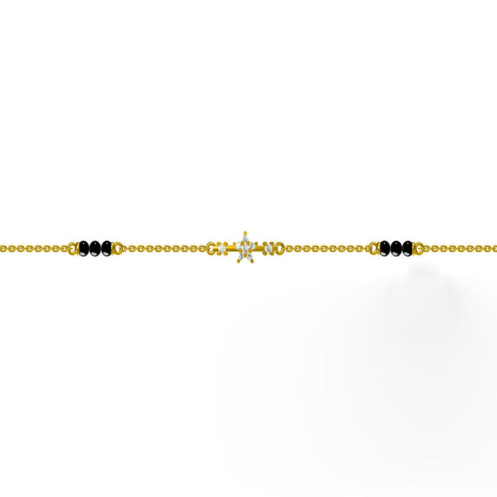 Shop Ahana Mangalsutra Bracelet- 18k Gold Vermeil Palmonas-5