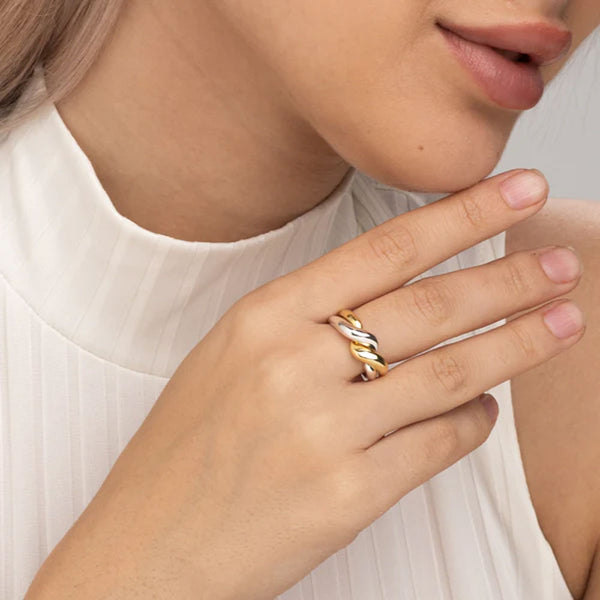 Shop Knot Affair Ring- 18k Gold Plated Palmonas-1