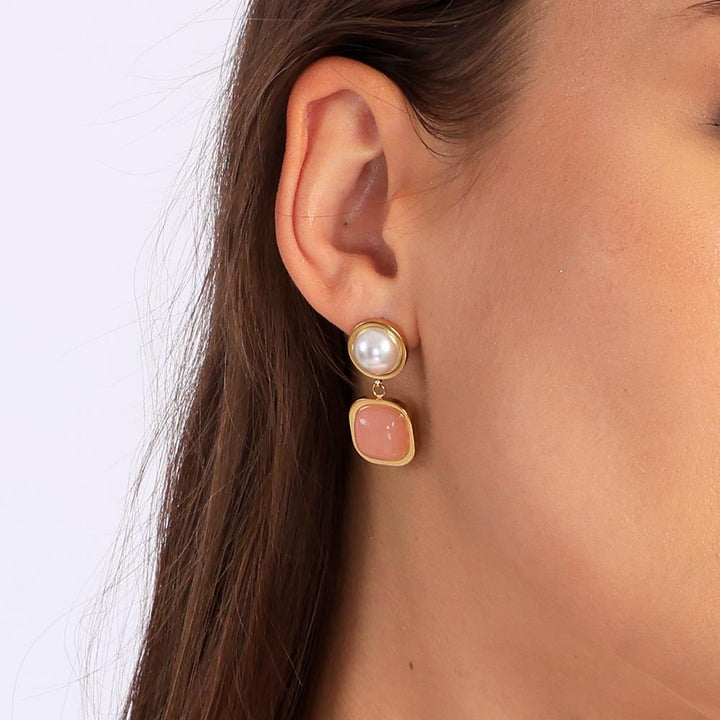 Shop Jade Pearl Earrings Palmonas-4