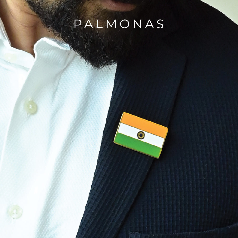 Show Your Patriotism with Style: How to Rock an Indian Flag Lapel Pin in 18k Gold Plating