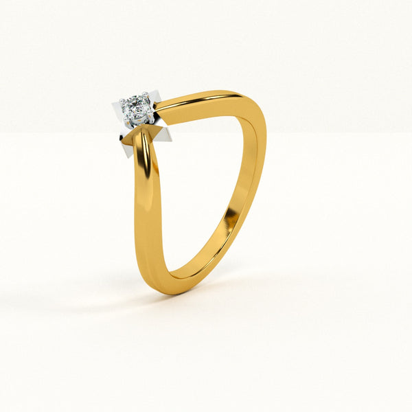 Marquise Solitaire V 925 Ring