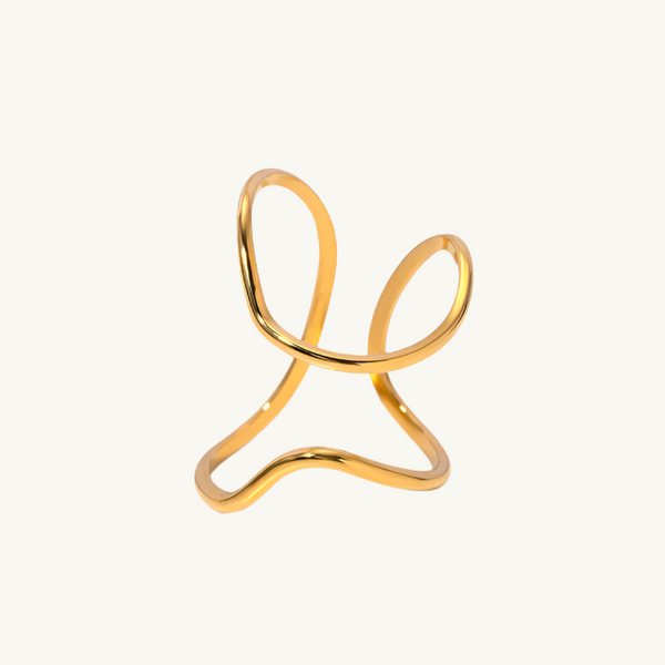 Infinity Adjustable Gold Ring