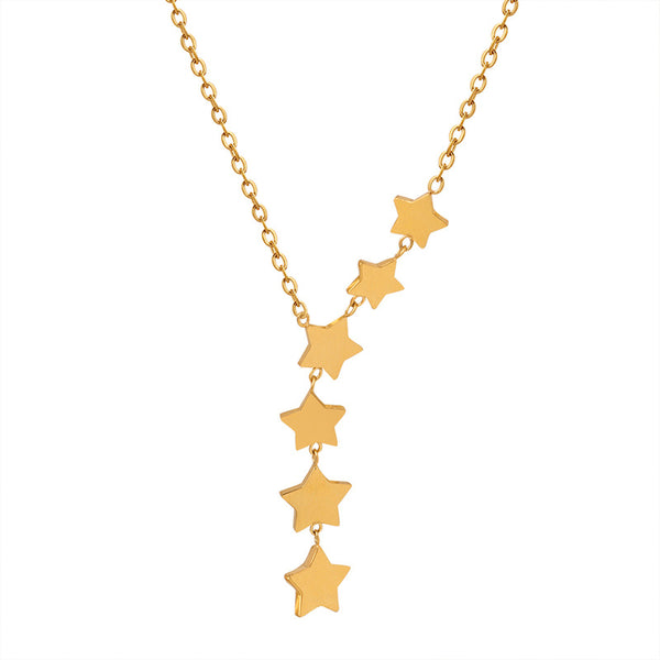 Gilded Starry Necklace