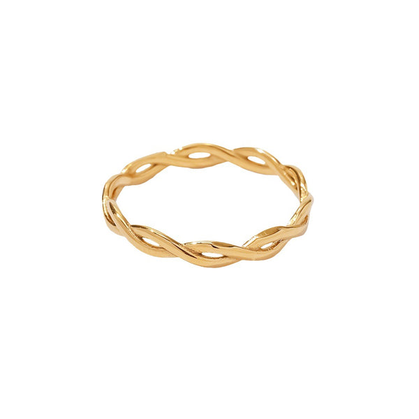 Gold-tone Entwined Ring