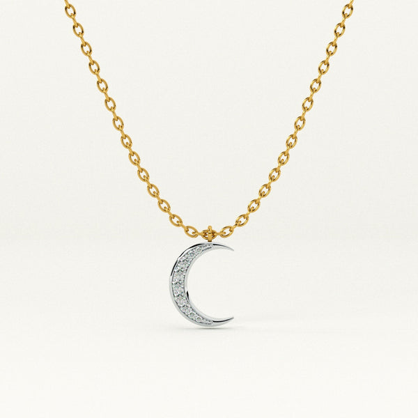 Moonlit 0.09 Carat Lab Grown Diamond Necklace
