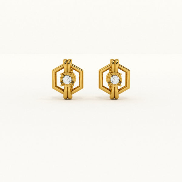 Sleek & Chic 0.06 Carat Lab-Grown Diamond Studs