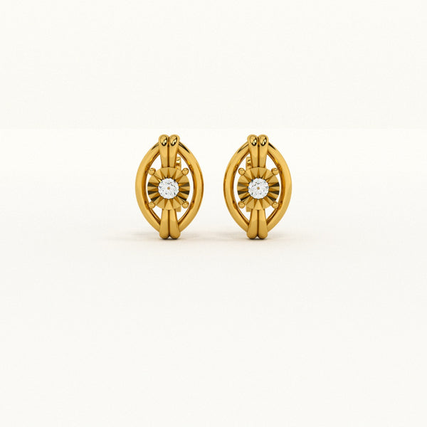 Ornate Glow 0.06 Carat Lab-Grown Diamond Studs