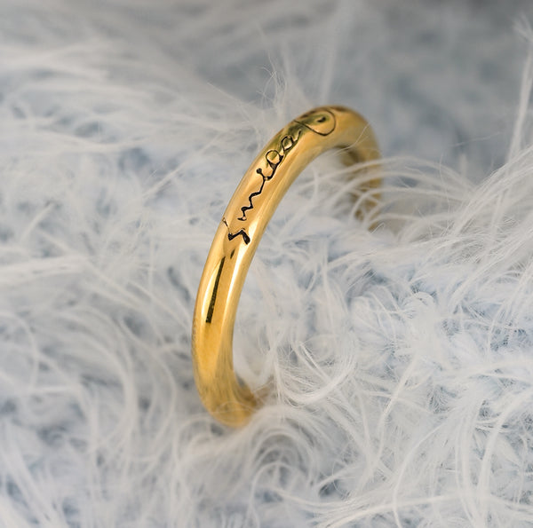 Shop Smile Reine Ring- 18k Gold Plated Palmonas-1