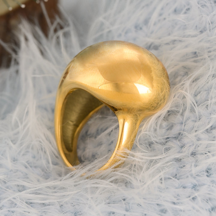Shop Seashell Gold Ring Palmonas-1