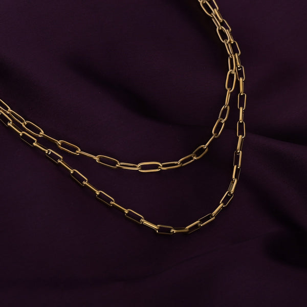 Cosmic Chain Two Layered Necklace