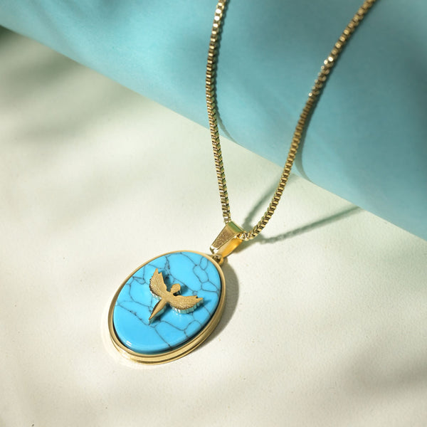 Blue Angel Necklace
