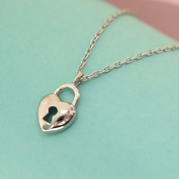 Love Lock Necklace- 925 Silver