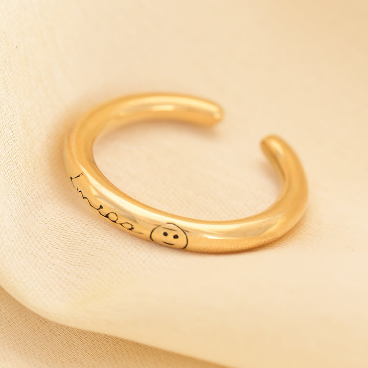 Shop Smile Reine Ring- 18k Gold Plated Palmonas-5