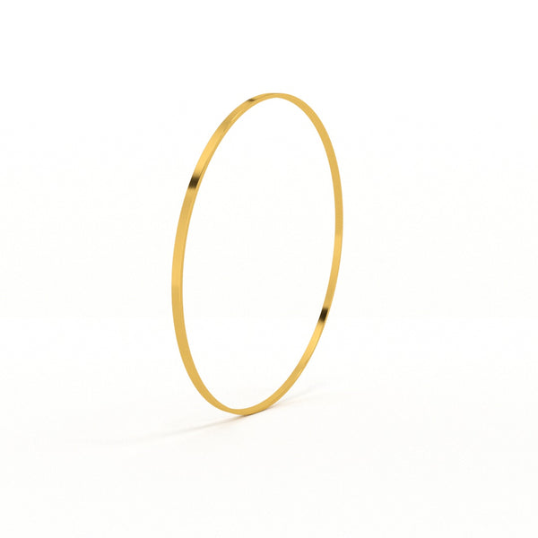 Flat Wire Bangle Bracelet