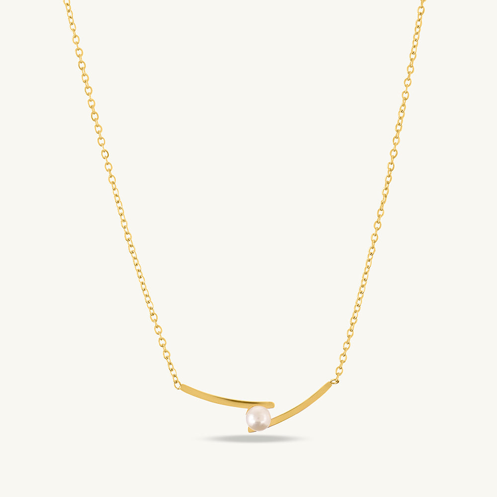 Palmina Silver Circle Pendant Necklace main image 1