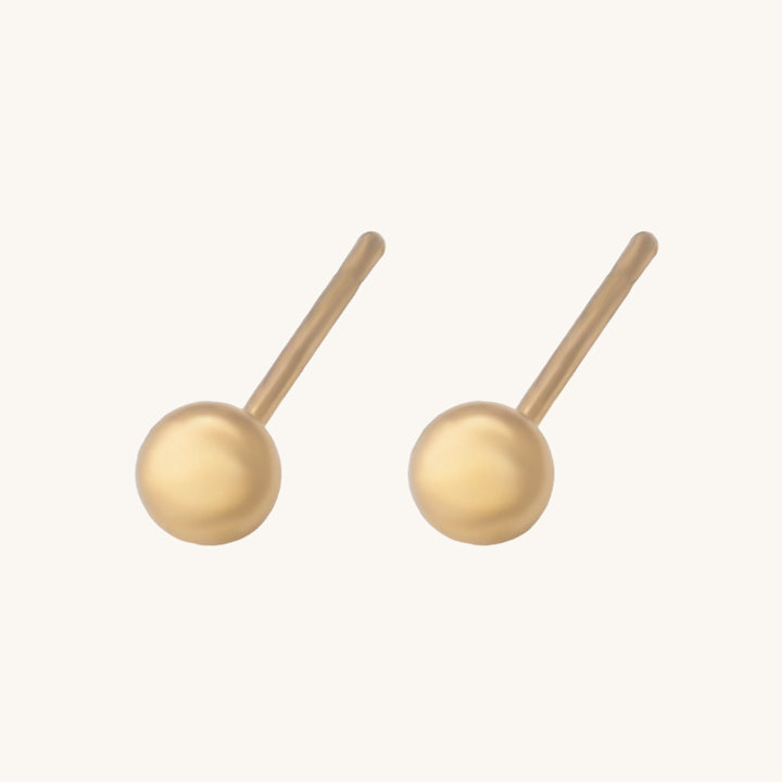 Shop Plain Ball Stud Earrings Palmonas-4