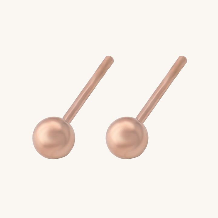 Shop Plain Ball Stud Earrings Palmonas-3