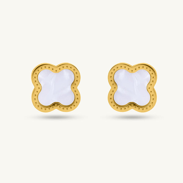 Clover Leaf stud Earrings