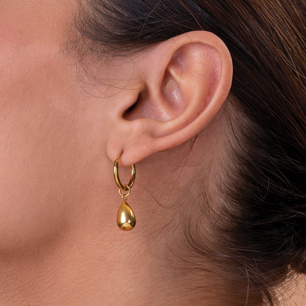 Shop Waterdrop Hoop Earrings Palmonas-1