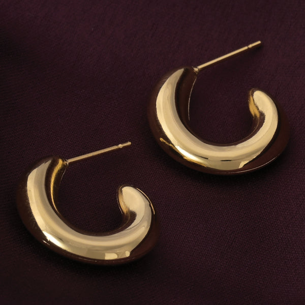 Shop Cursive C Hoop Earrings Palmonas-1