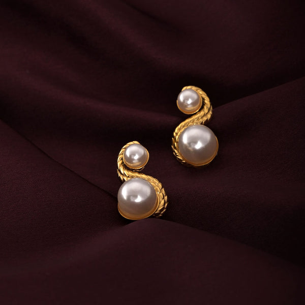 Enchantress Pearl Stud Earrings