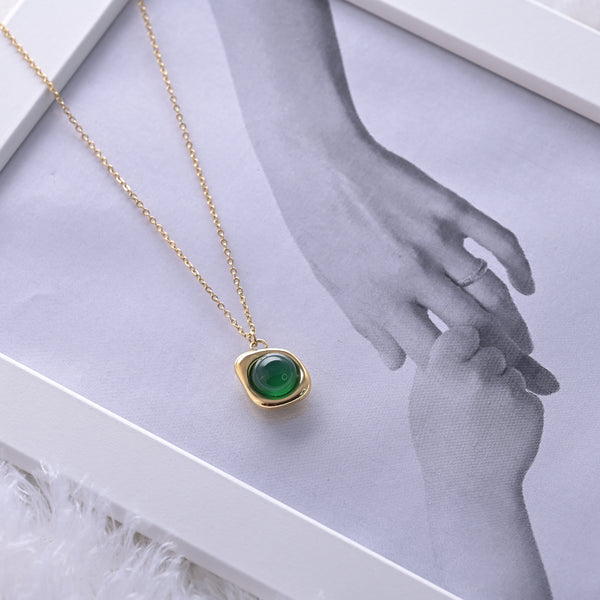 Shop Green Galaxy Necklace Palmonas-1