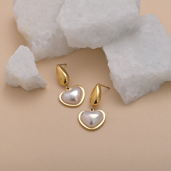 Vintage Heart Earrings