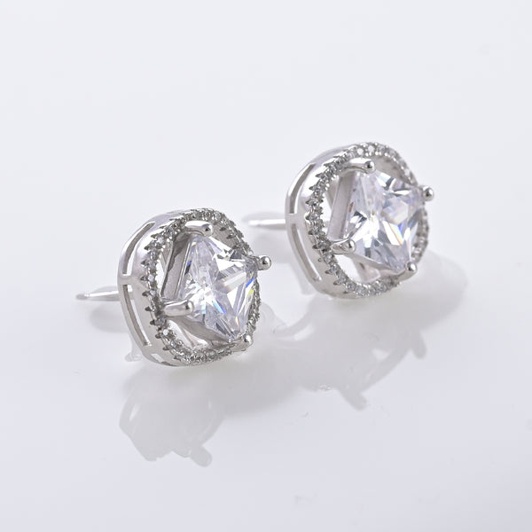 Shop Mystical Aura Stud Earrings- 925 Silver Palmonas-1