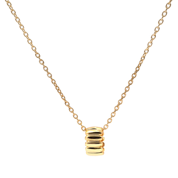 Barrel Gold Vermeil Necklace