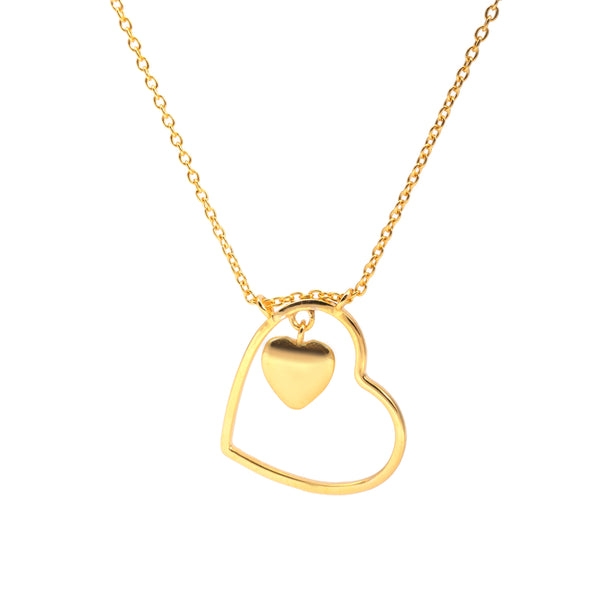 Beauty of Hearts Gold Vermeil Necklace