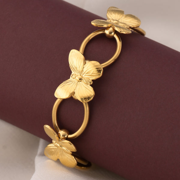 Golden Flutter Harmony Bracelet