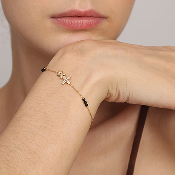 Manasvini Mangalsutra Bracelet | 18K Gold Vermeil