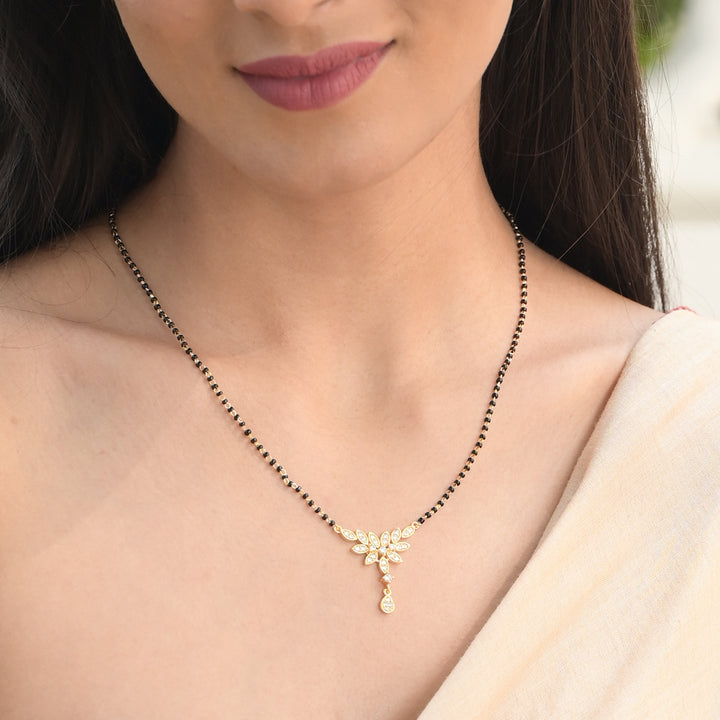 Shop Floral Whispers  Mangalsutra | 18K Gold Vermeil Palmonas-2