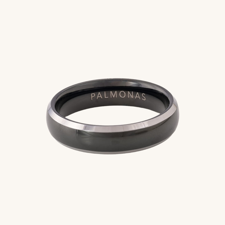 Shop Glimmer Band Men's Ring Medium- Tungsten Palmonas-6
