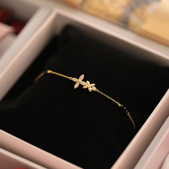 Shop Manasvini Mangalsutra Bracelet Diwali Gift Box Palmonas-2