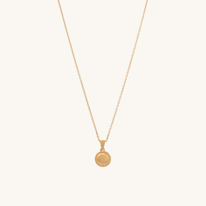 Shop Engraved L Necklace- 18k Gold Plated Palmonas-2