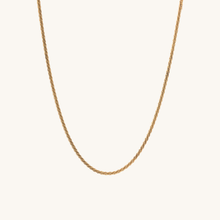 Shop Glitter Chain Necklace- 18k Gold Plated Palmonas-5