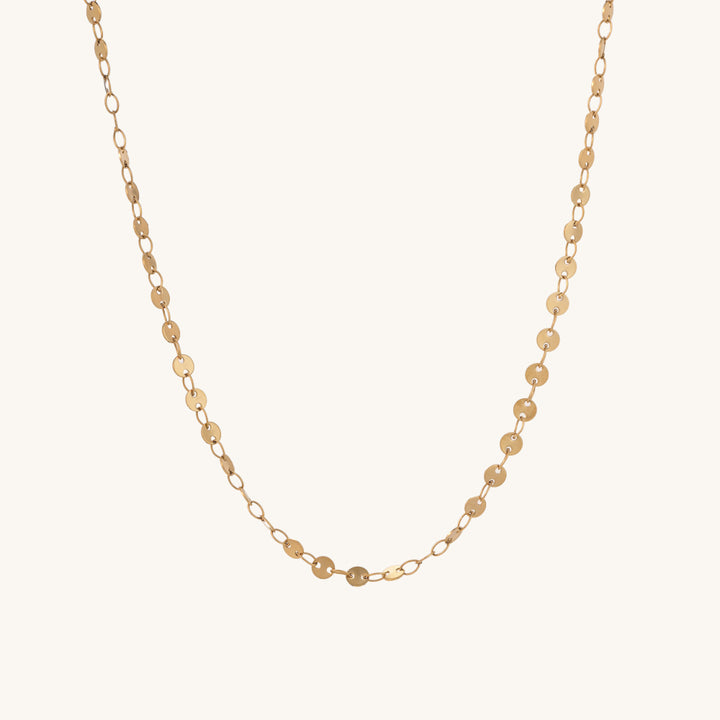 Shop Plates Chain Necklace- 18k Gold Plated Palmonas-2
