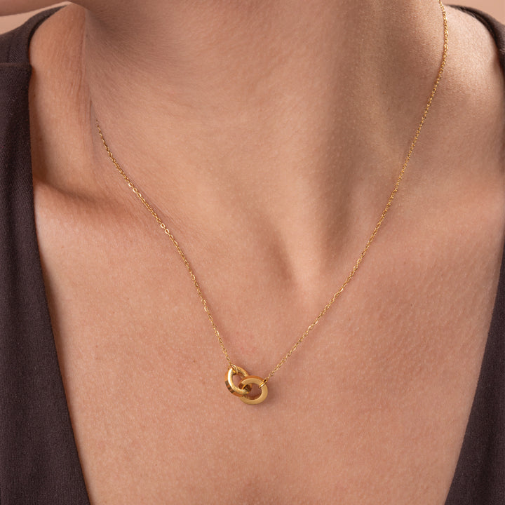 Shop Linked Circles Harmony Necklace Palmonas-4