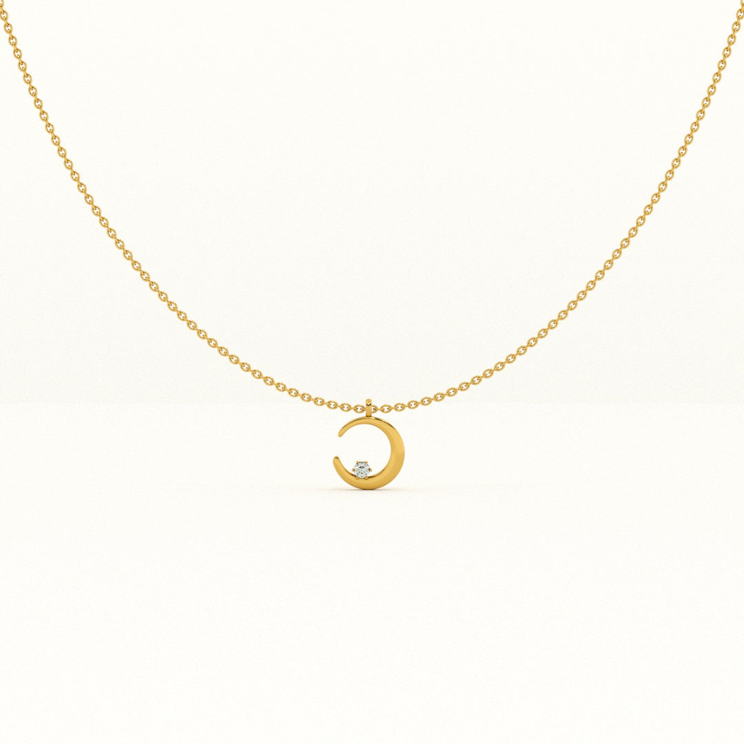 Moon Charm Necklace