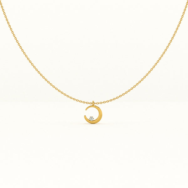 Moon Charm Necklace