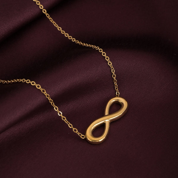 Golden Infinity Necklace
