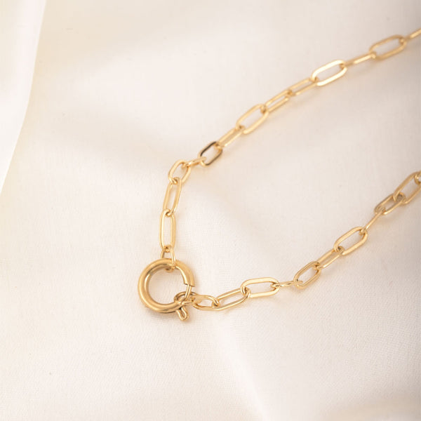 Gold Ring Link Chain