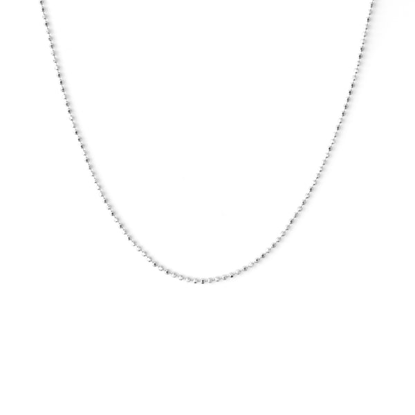 Classic Bead Silver Ball Chain