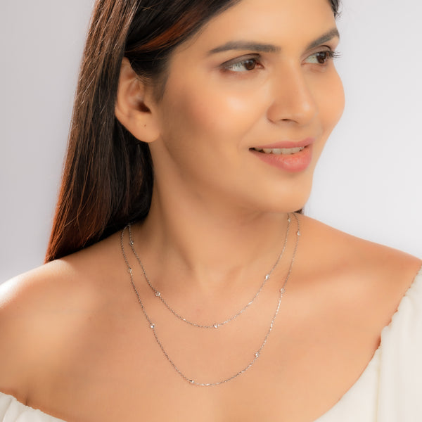 Style It Yourself Silver Chain Necklace