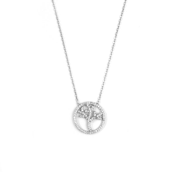 Blossom Tree Silver Necklace