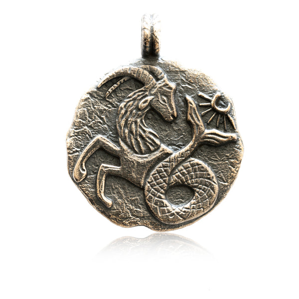 Celestial Silver Capricorn Pendant